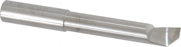 Accupro ACC-HB4802500 Helical Boring Bar: 0.48" Min Bore, 2-1/2" Max Depth, Right Hand Cut, Submicron Solid Carbide 