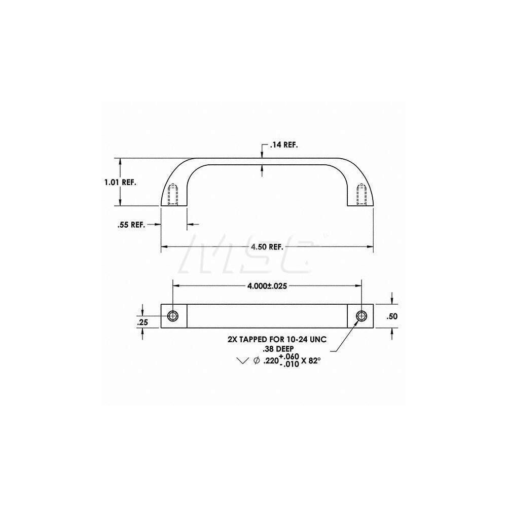 Guden Drawer Pull 00102566 MSC Industrial Supply