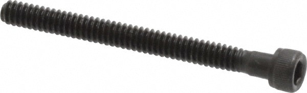 Value Collection 581125PR Hex Head Cap Screw: #4-40 x 1-1/4", Alloy Steel, Black Oxide Finish Image