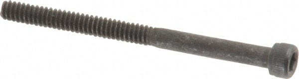 Value Collection 581129PR Hex Head Cap Screw: #4-40 x 1-1/2", Alloy Steel, Black Oxide Finish Image