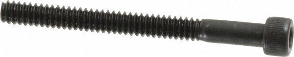 Value Collection 581213PR Hex Head Cap Screw: #6-32 x 1-1/2", Alloy Steel, Black Oxide Finish Image