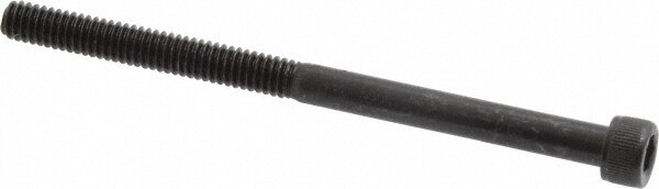 Value Collection 581261PR Hex Head Cap Screw: #8-32 x 2-1/2", Alloy Steel, Black Oxide Finish Image