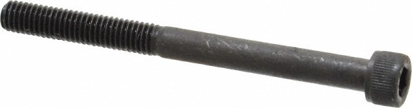 Value Collection 581316PR Hex Head Cap Screw: #10-32 x 2-1/4", Alloy Steel, Black Oxide Finish Image