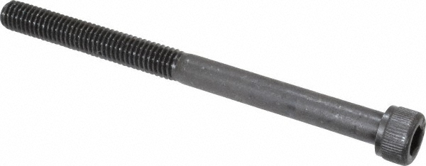 Value Collection 581318PR Hex Head Cap Screw: #10-32 x 2-1/2", Alloy Steel, Black Oxide Finish Image