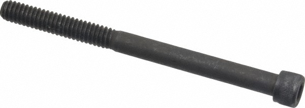 Value Collection 581375PR Hex Head Cap Screw: 1/4-20 x 3-1/4", Alloy Steel, Black Oxide Finish Image