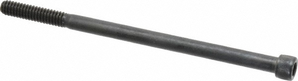 Value Collection 581381PR Hex Head Cap Screw: 1/4-20 x 4-1/2", Alloy Steel, Black Oxide Finish Image
