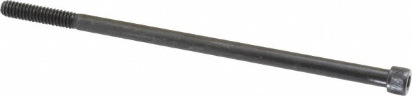 Value Collection 581385PR Hex Head Cap Screw: 1/4-20 x 5-1/2", Alloy Steel, Black Oxide Finish Image