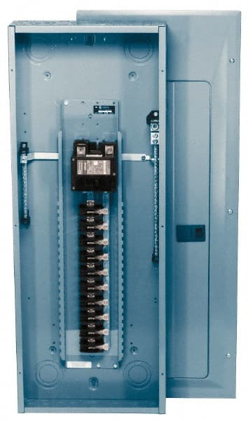 Load Centers; Load Center Type: Main Breaker ; Number of Circuits: 30 ; Main Amperage: 150 ; Number of Phases: 3 ; Voltage: 208/120 VAC ; NEMA Enclosure Rating: 1