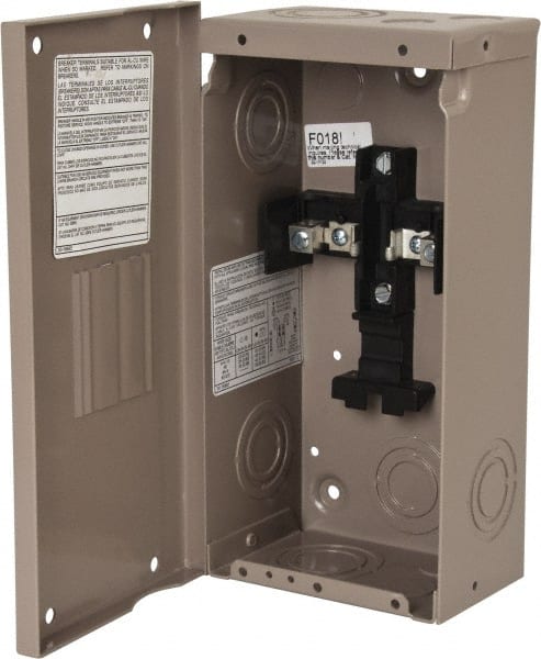 Eaton Cutler-Hammer CH2L40SP 2 Circuits, 120/240 VAC, 40 Amp Main, 14 AWG, Surface, Indoor Main Lug Load Center 