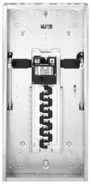 Load Centers; Load Center Type: Main Breaker; Number of Circuits: 42; Main Amperage: 200; Number of Phases: 3; Voltage: 208/120 VAC; NEMA Enclosure Rating: 1; Body Material: Aluminum; Overall Depth (Decimal Inch): 3.8800; Overall Depth (mm): 98.40; Overal