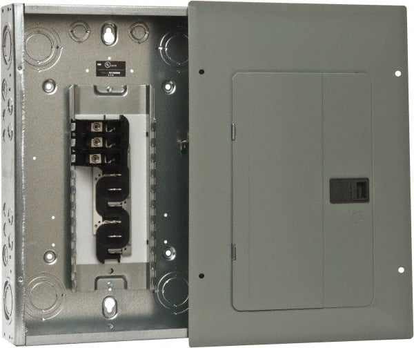 Load Centers; Load Center Type: Main Breaker ; Number of Circuits: 24 ; Main Amperage: 125 ; Number of Phases: 3 ; Voltage: 208/120 VAC ; NEMA Enclosure Rating: 1