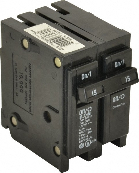 NEW EATON CUTLER-HAMMER BR215 CIRCUIT BREAKER 15 AMP BOX OF 5 2 YEAR WARRANTY
