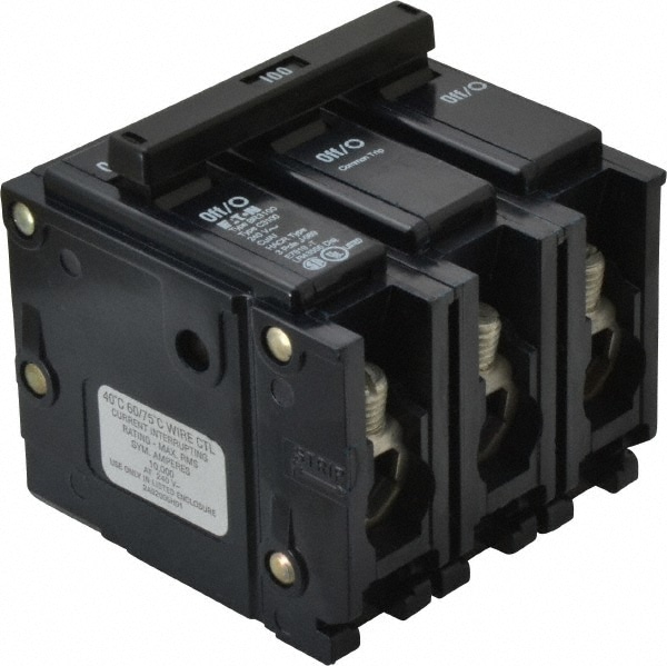 100 Amp, 240 VAC, 3 Pole, Plug In Type BR Circuit Breaker