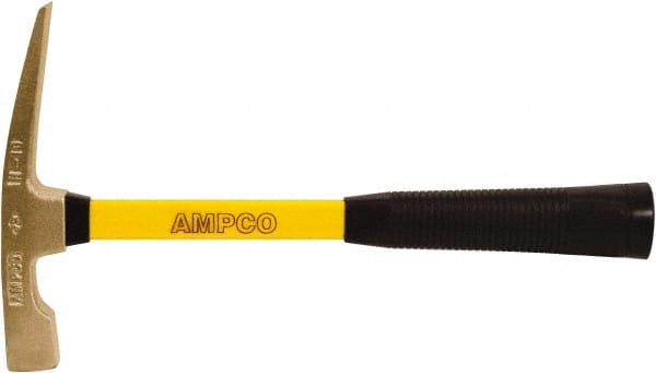 Ampco H-10FG 1-1/2 Lb Head, Curved Non-Sparking Bricklayers Hammer 