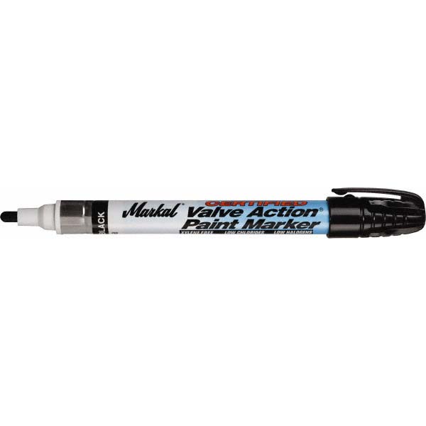 Markal Black Paint Marker 00124685 MSC Industrial Supply