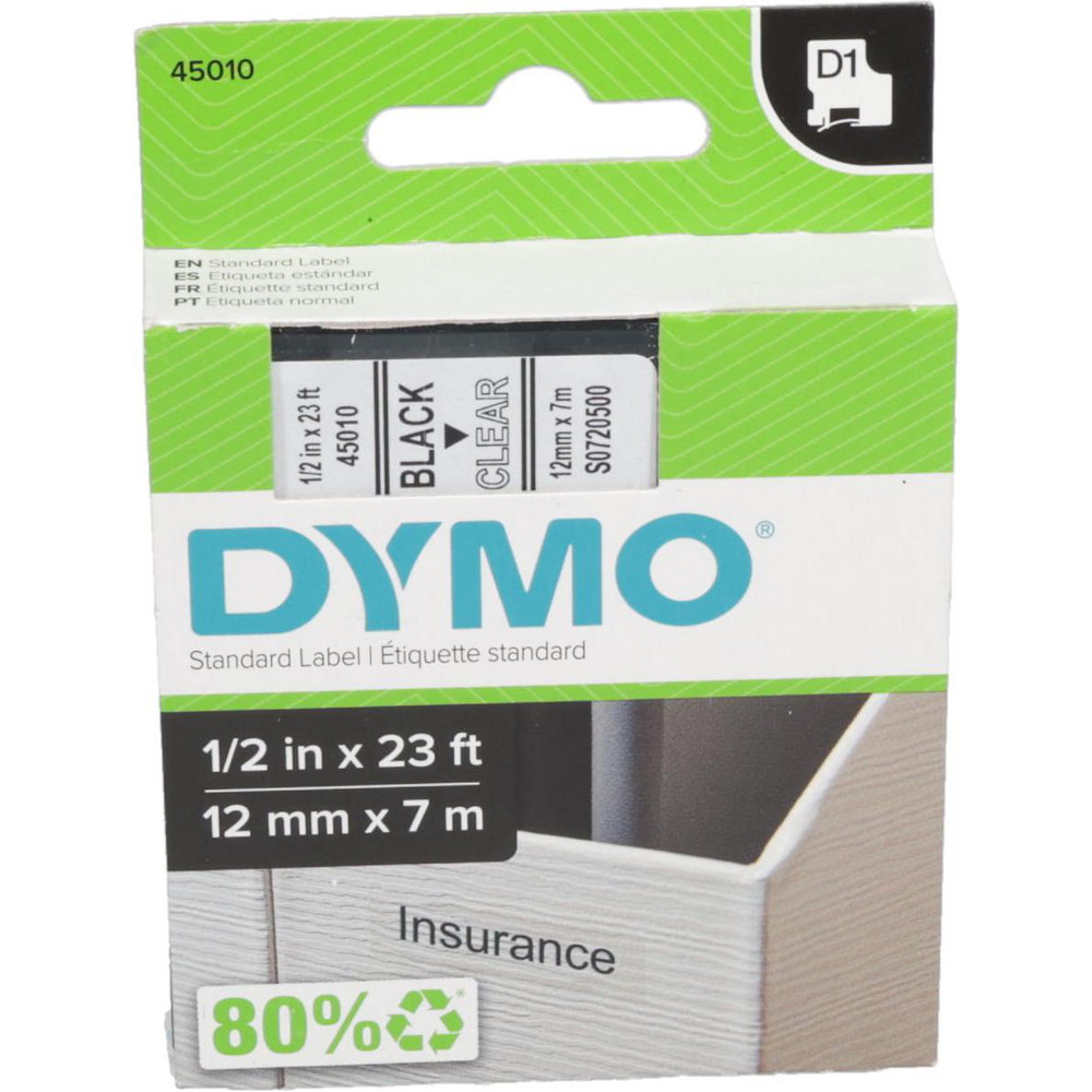 Label Tape: 23', Black