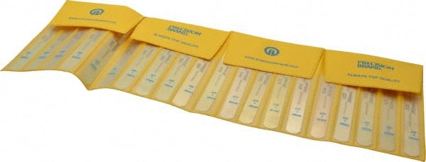 20 Piece, 0.001 to 0.03" Thick, Parallel Feeler Gage Set