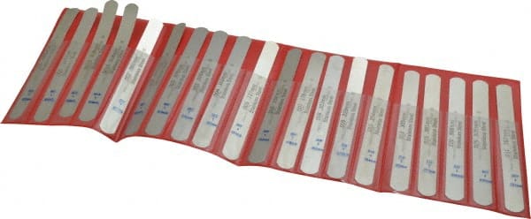 Precision Brand 77750 20 Piece, 0.001 to 0.031" Thick, Parallel Feeler Gage Set 