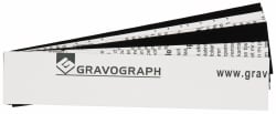 Gravotech 17331N210 10 Inch Long x 2 Inch High, Plastic Engraving Stock Image