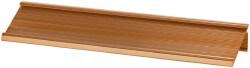 10 Inch Long x 2 Inch High, Aluminum Desk Plate Holder