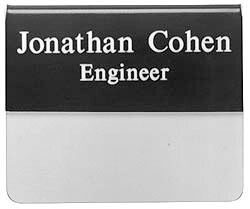 Engraving Accessories; Type: Slip on Pocket ; Color: White/Black ; Length (Inch): 2.200 ; Height (Inch): 3 ; Material: Plastic