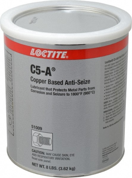 LOCTITE 234207 High Temperature Anti-Seize Lubricant: 8 lb Can 