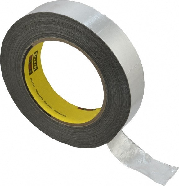Glass Cloth Tape: 1" Wide, 36 yd Long, Silver, Aluminum