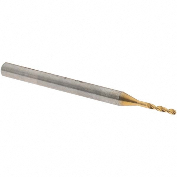 Screw Machine Length Drill Bit: 0.0433" Dia, 140 °, High Speed Steel