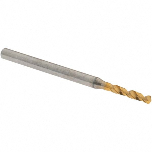 Screw Machine Length Drill Bit: 0.0827" Dia, 130 °, High Speed Steel