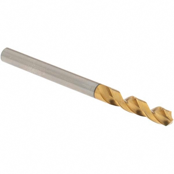 Screw Machine Length Drill Bit: 0.1575" Dia, 130 °, High Speed Steel