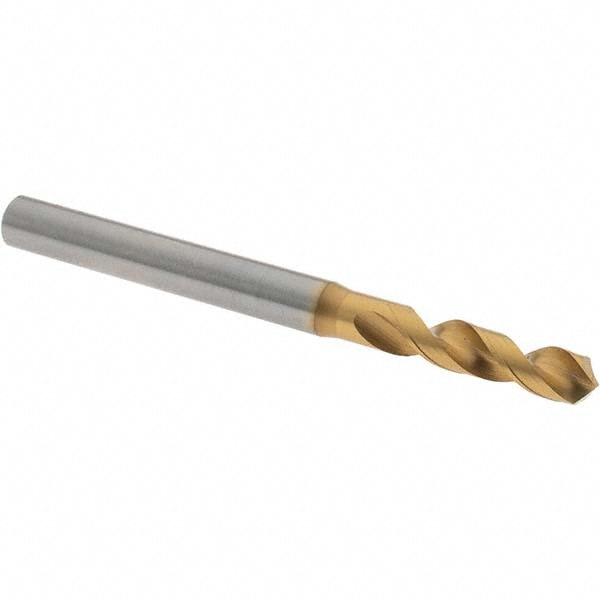 Screw Machine Length Drill Bit: 0.2087" Dia, 120 °, High Speed Steel