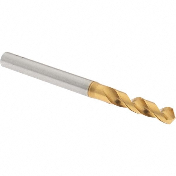 Screw Machine Length Drill Bit: 0.2165" Dia, 120 °, High Speed Steel