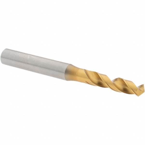 Screw Machine Length Drill Bit: 0.248" Dia, 120 °, High Speed Steel