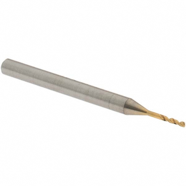 Screw Machine Length Drill Bit: 0.036" Dia, 150 °, High Speed Steel