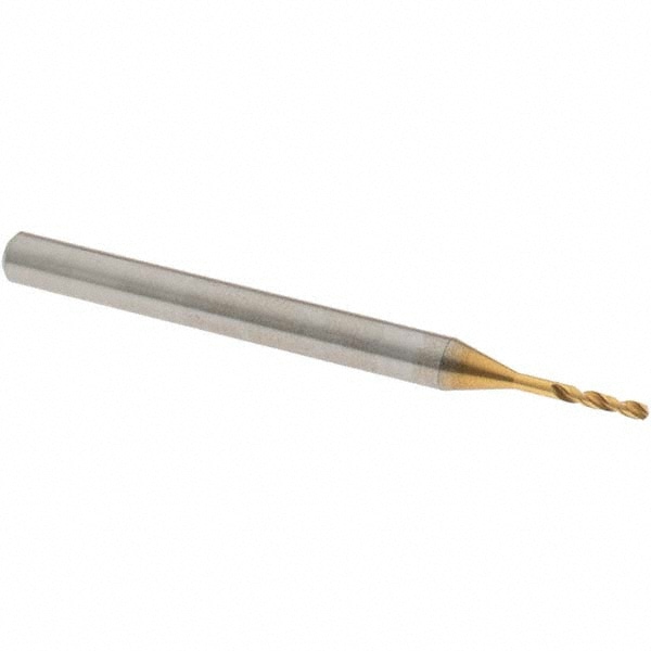 Screw Machine Length Drill Bit: 0.0374" Dia, 150 °, High Speed Steel