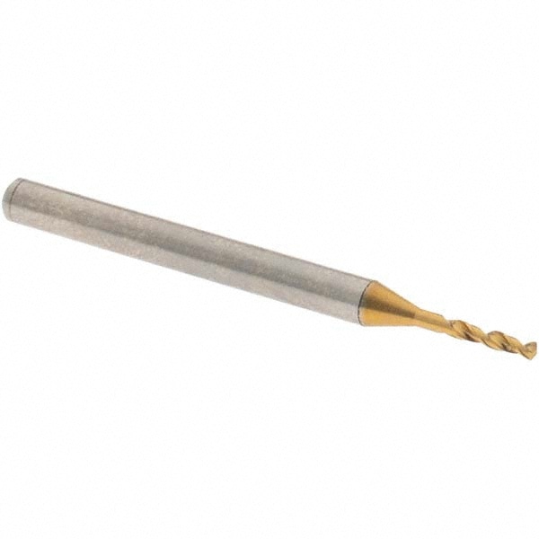 Screw Machine Length Drill Bit: 0.0461" Dia, 140 °, High Speed Steel