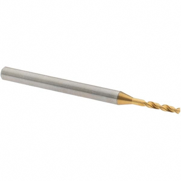 Screw Machine Length Drill Bit: 1.43 mm Dia, 140 deg Point, High-Speed Steel
