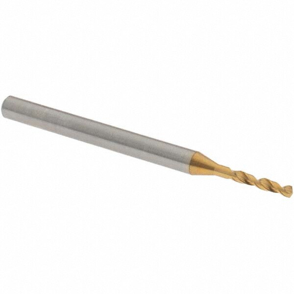 Screw Machine Length Drill Bit: 0.0575" Dia, 140 °, High Speed Steel