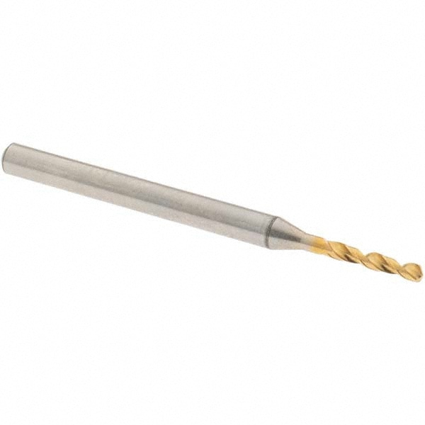 Screw Machine Length Drill Bit: 0.0618" Dia, 140 °, High Speed Steel