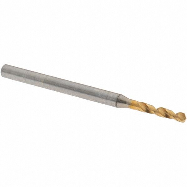 Screw Machine Length Drill Bit: 0.0791" Dia, 130 °, High Speed Steel