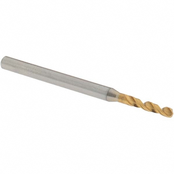 Screw Machine Length Drill Bit: 0.0795" Dia, 130 °, High Speed Steel