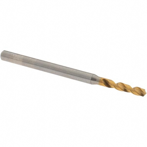Screw Machine Length Drill Bit: 0.0902" Dia, 130 °, High Speed Steel