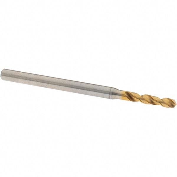 Screw Machine Length Drill Bit: 0.0913" Dia, 130 °, High Speed Steel