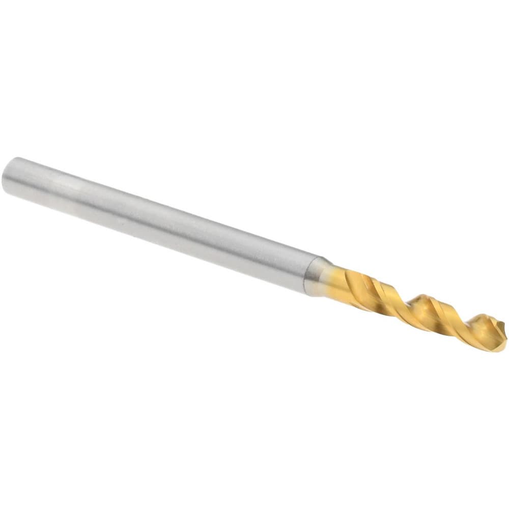 Screw Machine Length Drill Bit: 2.45 mm Dia, 130 deg Point, High-Speed Steel