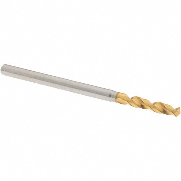 Screw Machine Length Drill Bit: 0.1083" Dia, 130 °, High Speed Steel