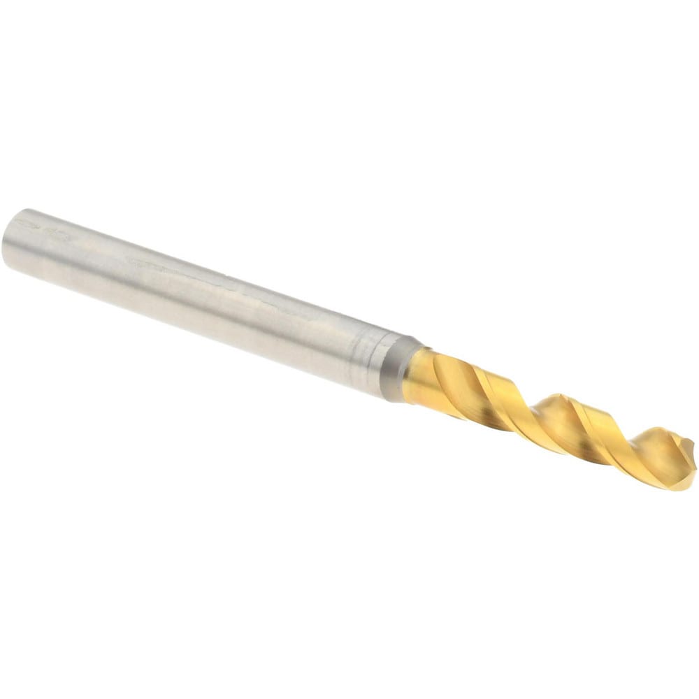 Screw Machine Length Drill Bit: 3.25 mm Dia, 130 deg Point, High-Speed Steel