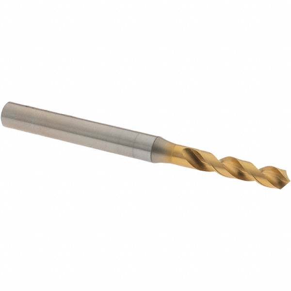 Screw Machine Length Drill Bit: 4.48 mm Dia, 120 deg Point, High-Speed Steel