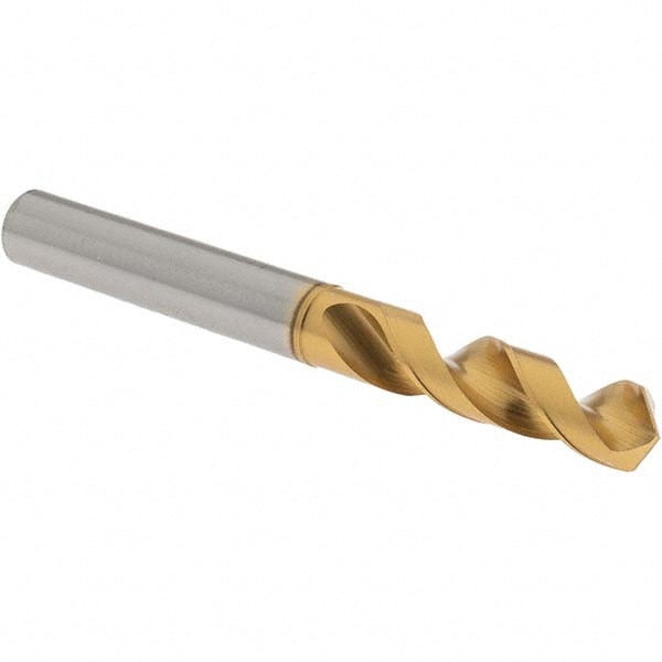 Screw Machine Length Drill Bit: 0.3799" Dia, 120 °, High Speed Steel