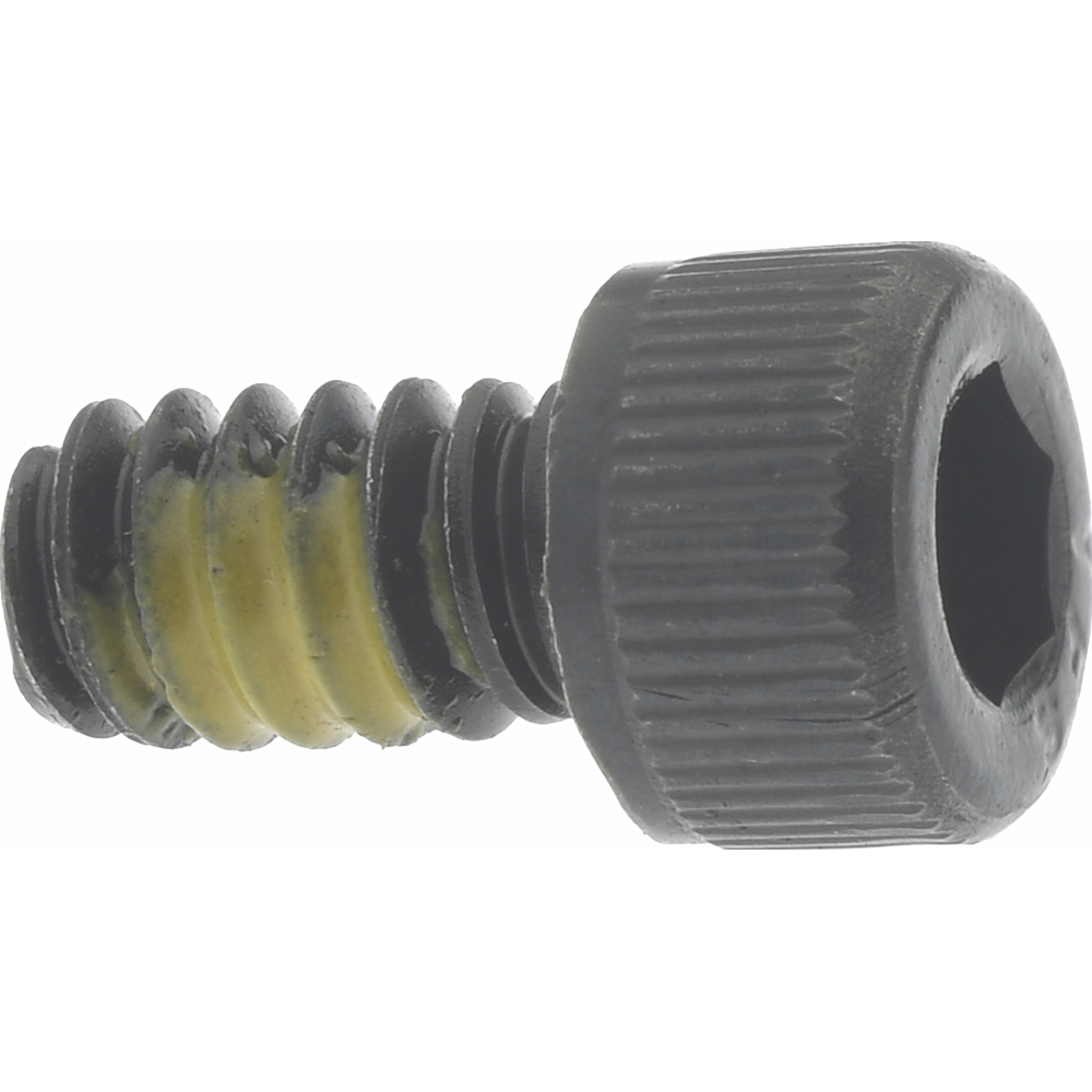 Value Collection 015053PR Hex Head Cap Screw: #6-32 x 1/4", Alloy Steel, Black Oxide Finish Image