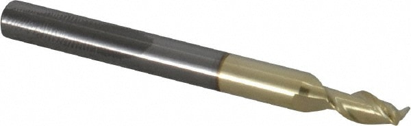 Square End Mill: 5/32'' Dia, 5/16'' LOC, 3/16'' Shank Dia, 2'' OAL, 2 Flutes, Solid Carbide